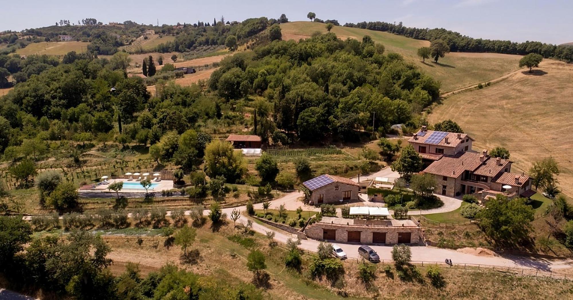 Vila Fonte Chiara Gubbio Exteriér fotografie